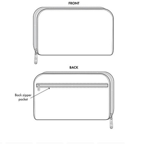 Thirty One Slim Wallet + Wristlet Strap-NWOT - Picture 6 of 8
